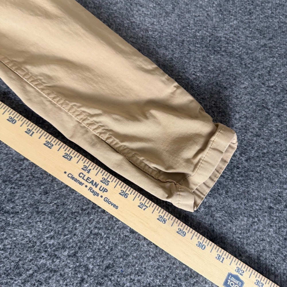 Zara Man Beige Slim Fit Chino Pant 29x29 Stretch Cotton Casual Flat Front Office - Picture 5 of 8